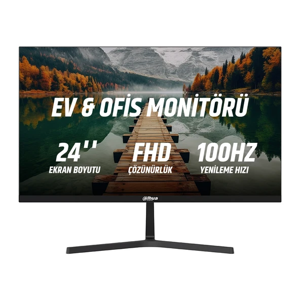 DAHUA 23.8" LM24-B200S 1920x1080 4MS 100Hz HDMI/VGA +SPEAKER