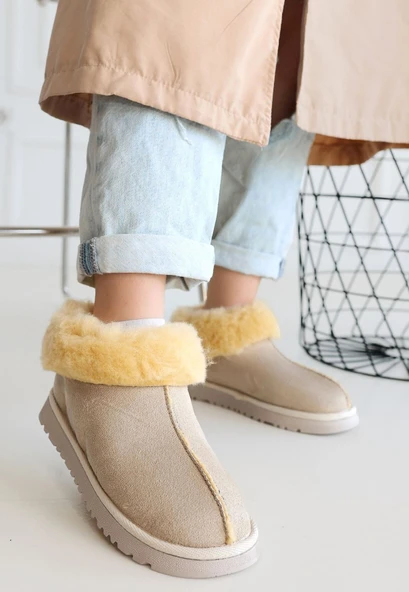 Abby Bej Süet Bot - 6