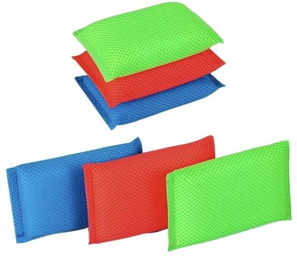 3'lü Petek Dokulu Sihirli Bulaşık Süngeri (Karışık Renk) - 2