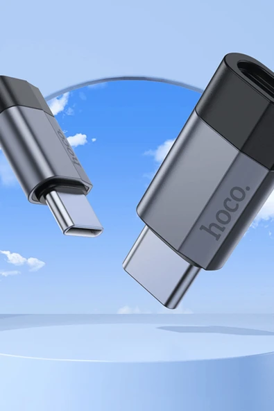 UA29 Tak Çalıştır Type-C to Alüminyum Örgülü Kablolu Lightning Dönüştürücü - Resim 4