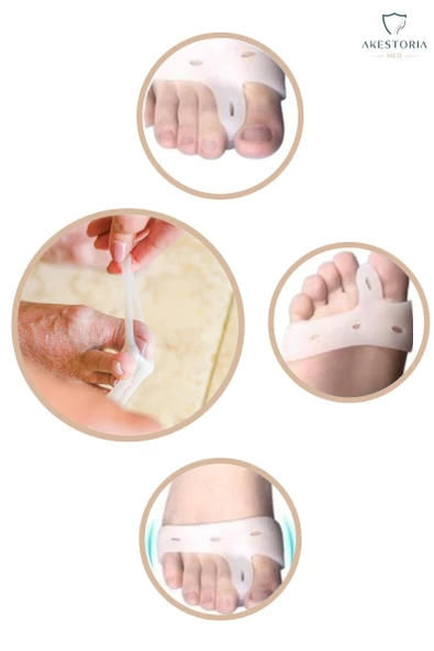 Çift Silikon Makaralı Baş Parmak Ayırıcı Ve Düzeltici FC-016 - Resim 2