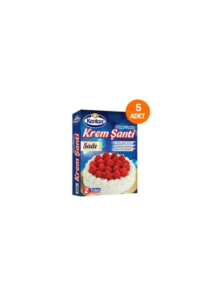 Kenton Krem Şanti Sade 150 gr (5 Adet)