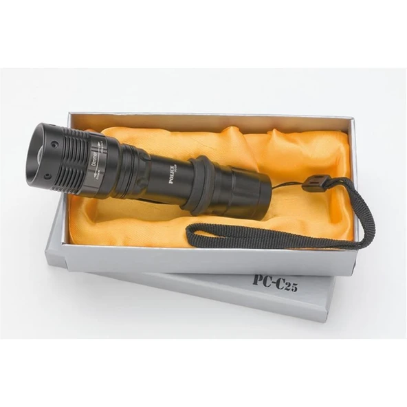POLICE PC-13 Power Led El Fener( 3 Tane İnce Kalem Pille Çalışır) - Resim 2