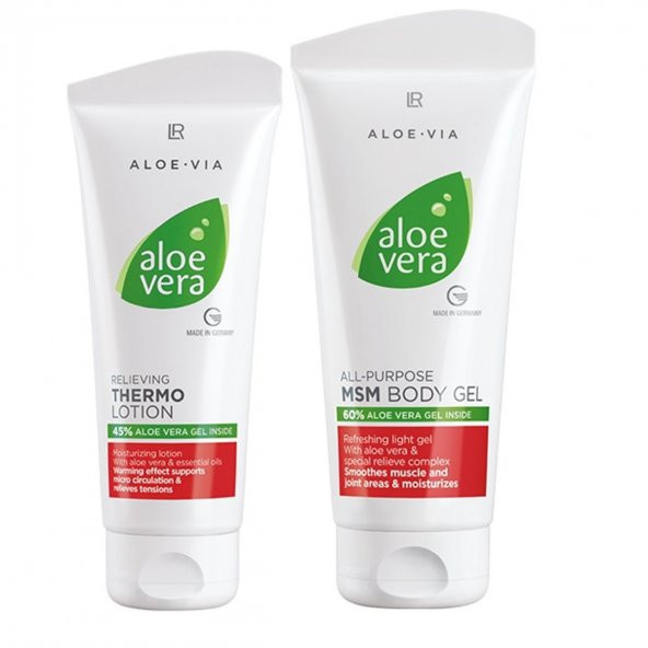 LR Aloe Vera  Thermo Losyon MSM Jel Vital Set