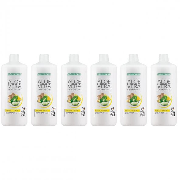 Aloe Vera Jel İçecek Zencefil & Limon 6lı Set