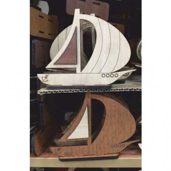 Restaurant Kafe Cafe Lokanta Çorbacı Kebapçı Balıkçı İçin 30 Adet Yelkenli Formunda Mdf Peçetelik