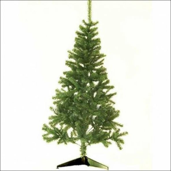 180cm Yılbaşı Uzun Geniş Ayaklı Sıkı Yapraklı Yeşil Gür Çam Ağacı