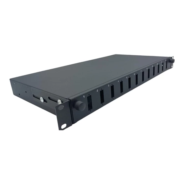 OJC 12 PORT DUPLEX SC FİBER OPTİK PATCH PANEL BOŞ