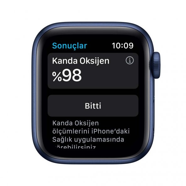 Apple Watch Seri 6 MG143TU/A 40 MM Akıllı Saat Mavi (Apple Türkiye Garantili) - 3
