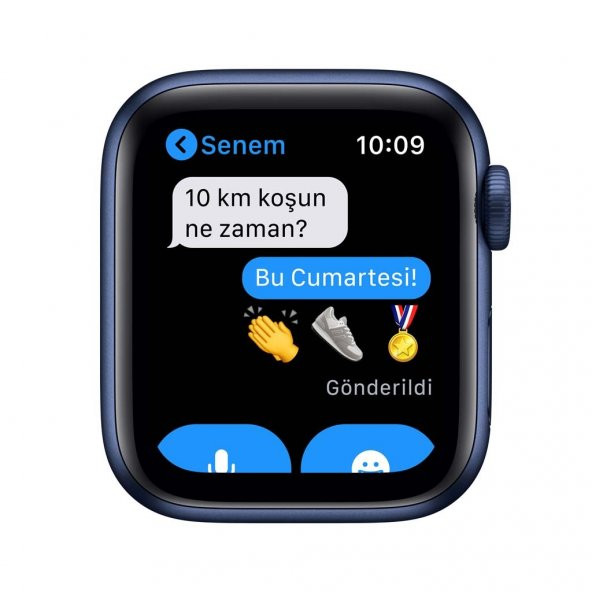 Apple Watch Seri 6 MG143TU/A 40 MM Akıllı Saat Mavi (Apple Türkiye Garantili) - 5