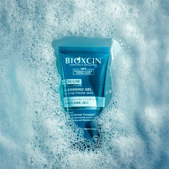 Bioxcin Acnium Akneye Eğilimli Ciltler İçin Temizleme Jeli 200ml - Resim 4