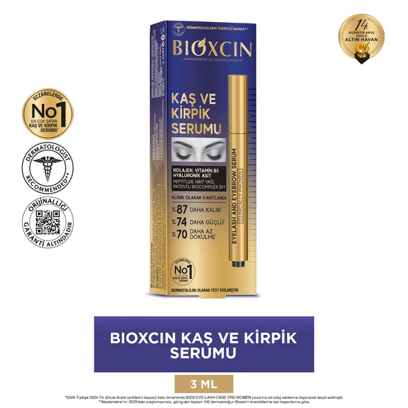 Bioxcin Kaş ve Kirpik Serumu 3ml - Resim 3