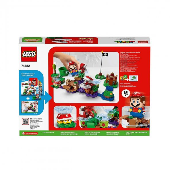 71382 LEGO® Super Mario™ Piranha Bitkisi Şaşırtıcı Engel Ek Macera Seti /267 parça /+7 yaş - 5