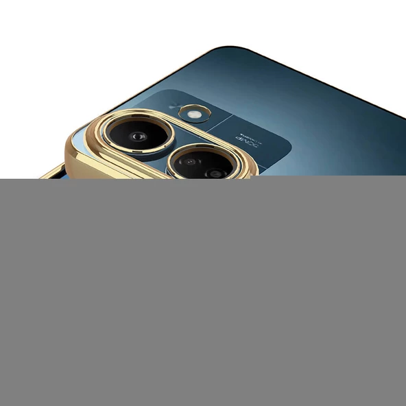 Xiaomi Poco C65 Kılıf Kamera Korumalı Logo Gösteren Şeffaf Kapak - 2