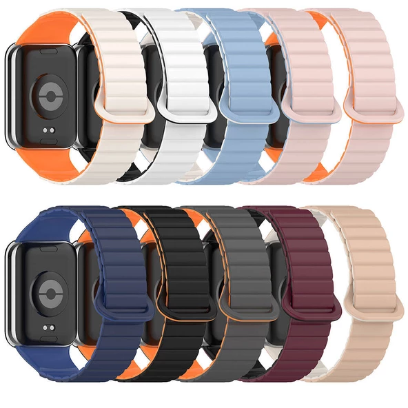 Xiaomi Redmi Watch 4/5 /Band 8 Pro /Band 9 Pro Kordon Double Color Magnetic Strap 105-BH52