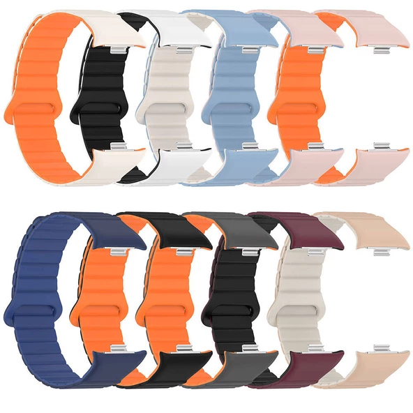 Xiaomi Redmi Watch 4/5 /Band 8 Pro /Band 9 Pro Kordon Double Color Magnetic Strap 105-BH52 - 2