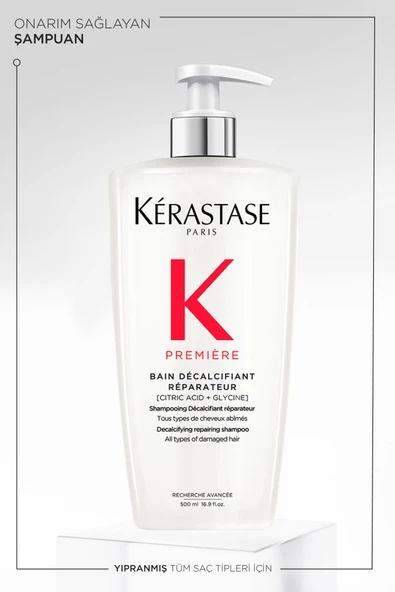 Kerastase Premiere Première Bain Decalcifiant Reparateur Yıpranmış Saçlar Için Onarım Sağlayan Şampuan 500 ml - 3