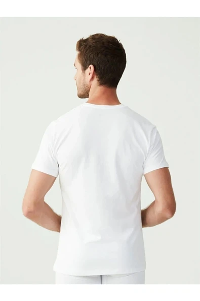 U.S. Polo Assn. Erkek 2'li Yuvarlak Yaka Atlet - Resim 3