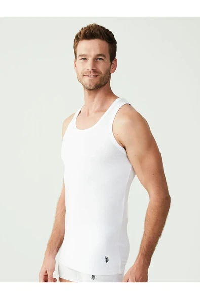 U.S. Polo Assn. Erkek Büyük Beden 2'li Atlet - Resim 5