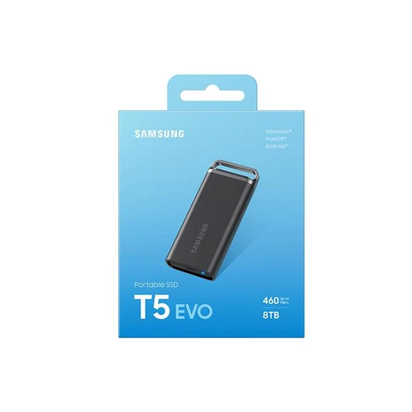 Samsung T5 Evo 8Tb Usb3.2 Gen1 Siyah Mu-Ph8T0S/Ww - 3
