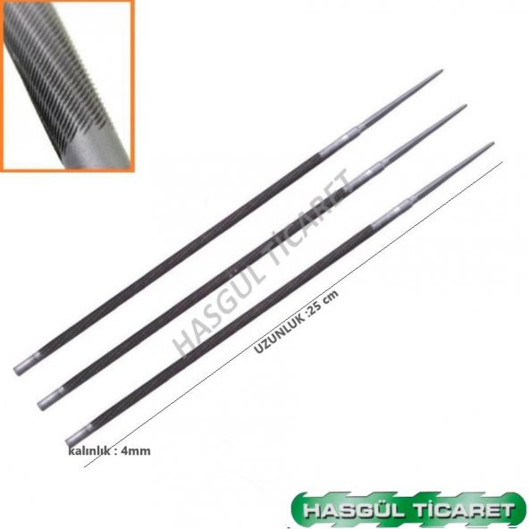 HSGL MOTORLU TESTERE EĞE 5/32 91 AYAK İÇİN 3 LÜ SET - 2