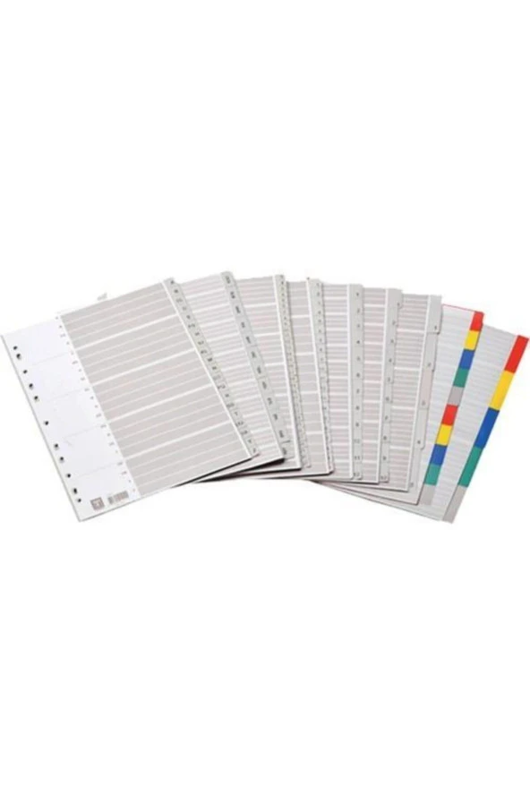 Bafix Seperatör 1-5 Rakamlı Karton A4