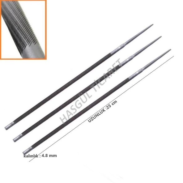 HSGL MOTORLU TESTERE EĞE 3/16  3/25 AYAK İÇİN 3 LÜ SET - Resim 2