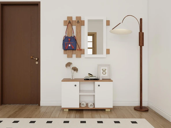 Sarissa Ayakkanbı Dolabı/Askılık/Antre Dolap-M.K.-Byz ürün görseli 1