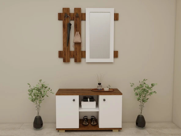 Sarissa Ayakkabı Dolabı/Askılık/Antre Dolap-Amalfi.-Byz - 1