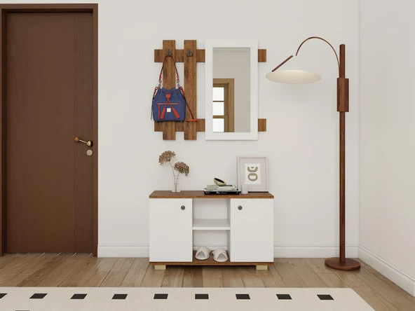 Sarissa Ayakkabı Dolabı/Askılık/Antre Dolap-Amalfi.-Byz ürün görseli