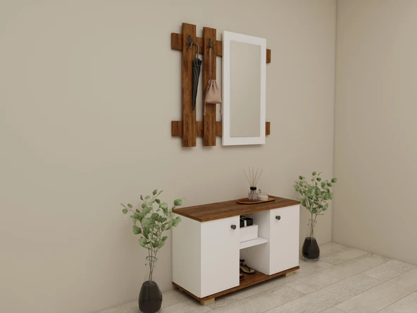 Sarissa Ayakkabı Dolabı/Askılık/Antre Dolap-Amalfi.-Byz - 3