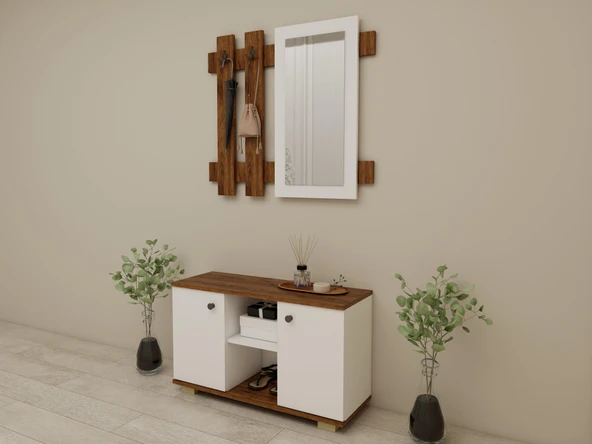 Sarissa Ayakkabı Dolabı/Askılık/Antre Dolap-Amalfi.-Byz - 2