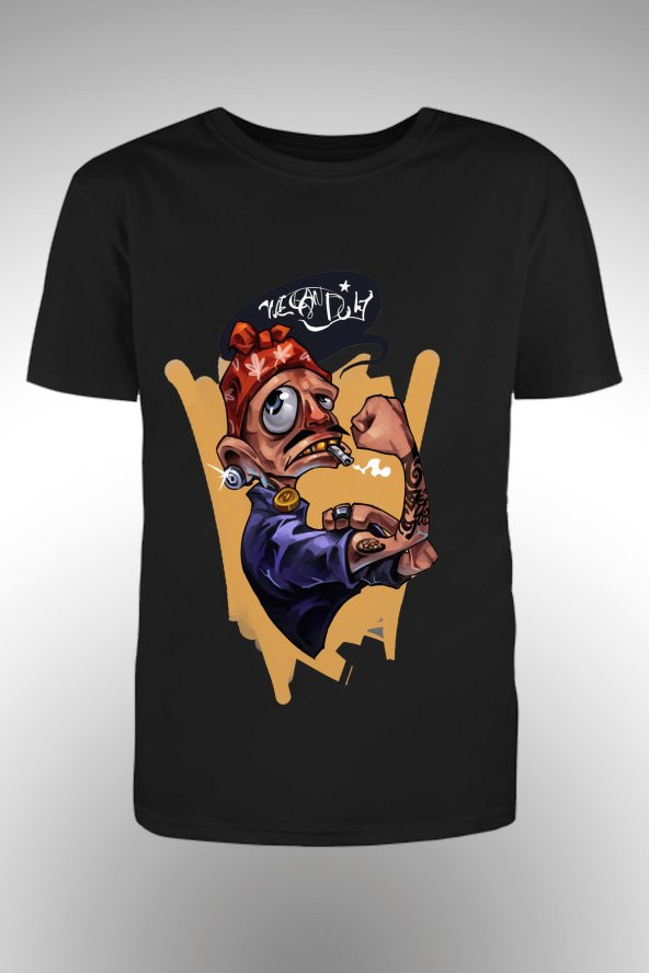 Küpeli Adam Baskılı Tshirt - 2