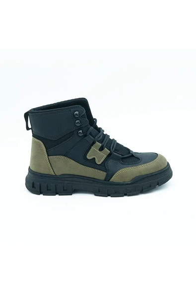 +7 cm Boy Uzatan Gizli Topuklu Army Tarz Bilek Boy Erkek Bot - 10