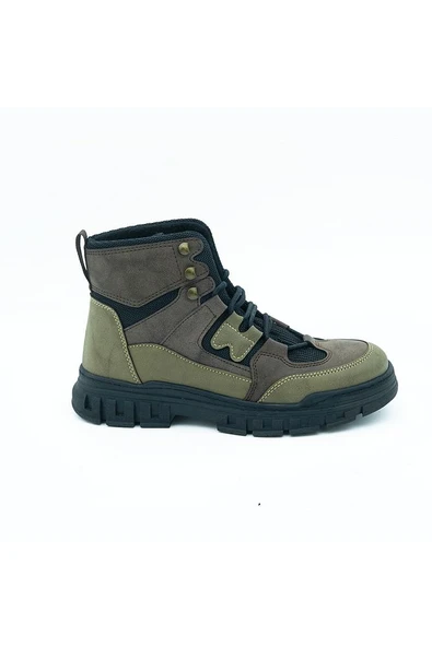 +7 cm Boy Uzatan Gizli Topuklu Army Tarz Bilek Boy Erkek Bot - 5