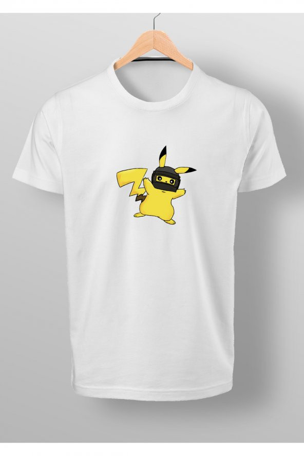 Pika Pika Pika Baskılı T-shirt - 1