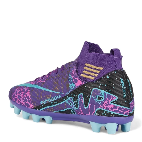 Albishoes AirBoom Super Mercury Çoraplı Bilekli Çocuk Erkek Halısaha Krampon Futbol Ayakkabı(31-45) - 3