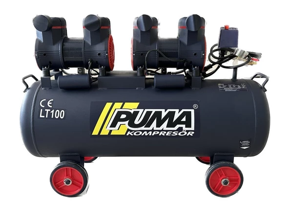 PUMA 100 LİTRE 4 HP YÜKSEK VERİMLİ YAĞSIZ KOMPRESÖR - 2