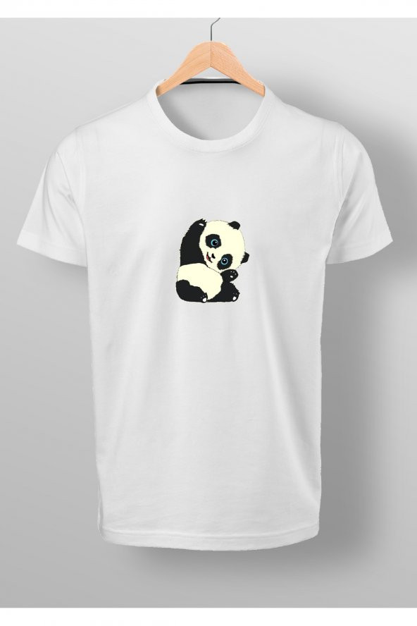 Sevimli Panda Baskılı T-shirt