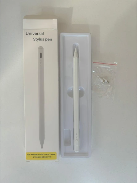 Tüm Tabletlere Uyumlu Universal Yazı Kalemi (Apple iPad ve iPad Pro Uyumlu) - Resim 2