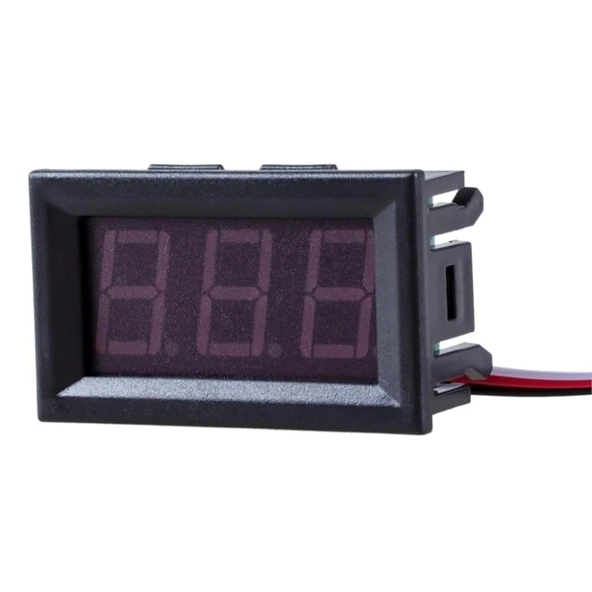 0.56 inch DC 0-100V Digital Voltmetre 3 Telli Panel Tip - 3
