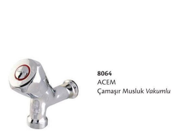 C.M.S.Acem Çamaşır Musluk Vakumlu