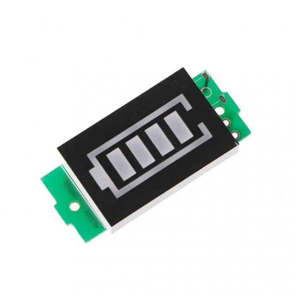 Arduino 1s 3.7v Lityum Pil Kapasite Göstergesi Ledli Gösterge Lipo Pil