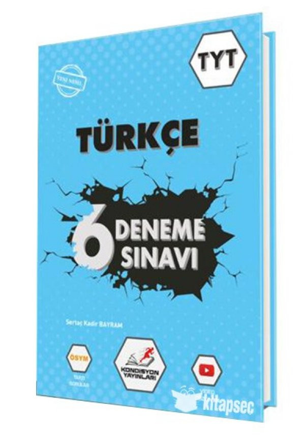 TYT Türkçe 6 Deneme Sınavı Kondisyon Yayınları