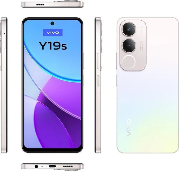 Vivo Y19S 8gb 128GB Işıltılı Gümüş - 4