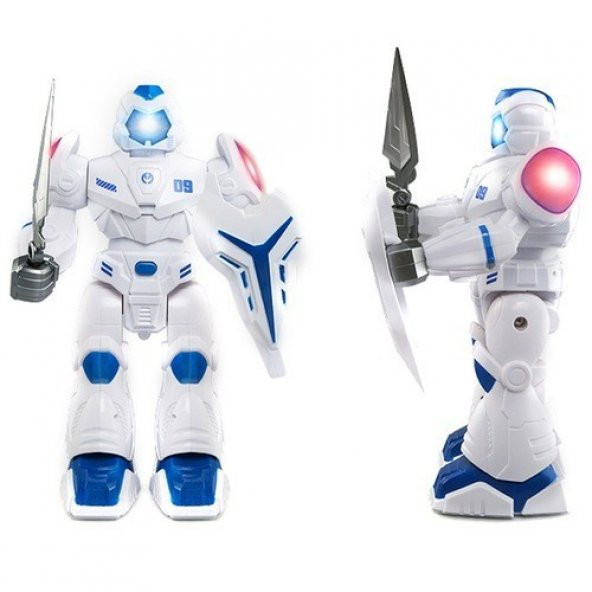 Mech Armor Işıklı Sesli Pilli Robot - 5