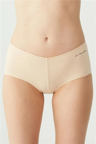 U.S. Polo Assn. Kadın 5'li Şort Boxer (Lacivert-Fuşya-Ten-Beyaz-Siyah) - 6