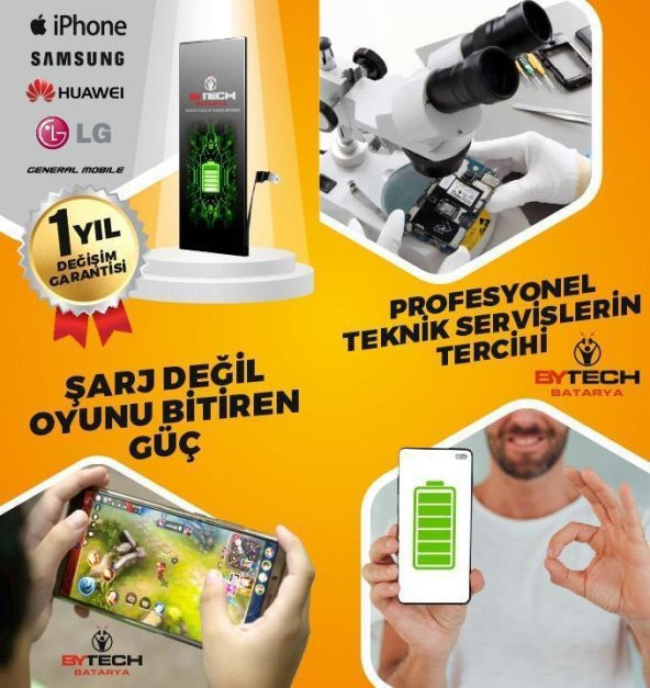 BYTECH HUAWEI MATE20 LİTE EXTRA GÜÇLÜ BATARYA - 3