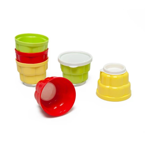 Moonstar Pilav Helva Tatlı Sunum Kalıbı Servis Kasesi 6 lı - 4