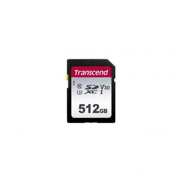 Transcend TS512GSDC300S 512GB SDXC/SDHC UHS-I U3 SD Hafıza Kartı